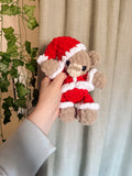 Bitsy Baby Santa Bear